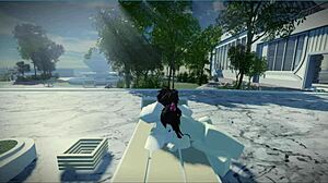 I fucked this cute catgirl in the Roblox condo.