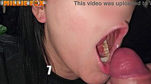 Millie Fox Swallows Big Cum Shots!