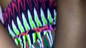 ebony slut gets creamy pussy from monster cock