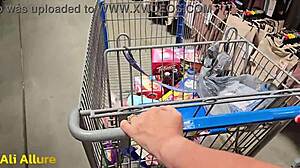 Ali Allure casually goes panty shopping with her stepbro, leading to intimate moments.