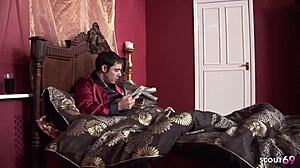 Keisha Kane, a skinny latina with saggy tits, gets a quickie fuck from big cock in nurse roleplay