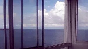 i lick petite latina's shaved pussy non-stop, tasting juices