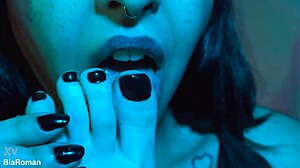 My Cute Foot Tickled and Licked in Fetish Scene