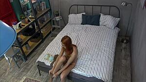 Redhead Teen Blows Step Dad's Cock