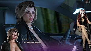 in apocalust ep 17, boobs pop out at the movies 😏