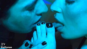 My Cute Foot Tickled and Licked in Fetish Scene