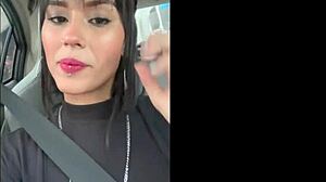 I take beautiful latina home, she sucks cock and squirts