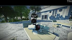 I fucked this cute catgirl in the Roblox condo.