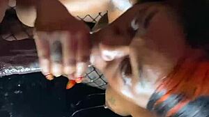 My compilation of ebony girls in fishnets sucking big cocks