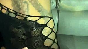 My compilation of ebony girls in fishnets sucking big cocks