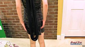 blonde cutie faith's hope and petite redhead katie walls sharing a hard cock, wow!