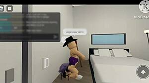 Comendo duas putas - roblox brookhaven