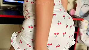 Neighbor redhead with big ass gets attention from friend