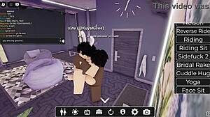 fucked a big black cock slut with blowjob in roblox blacked