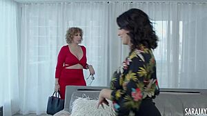 sexy sara jay in bisexual cunnilingus with blonde