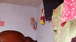 I had a rich cumshot alone in my step mother-in-law's room while thinking about her