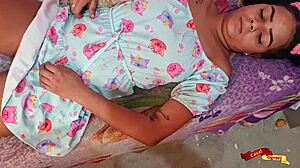 Asian Teen Babysitter Gets Tight Ass Fucked By Stepfather In Anal Sex