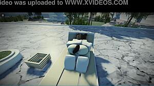 I fucked this cute catgirl in the Roblox condo.