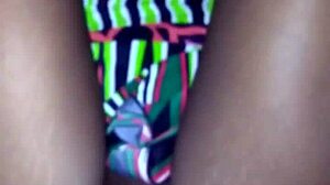 ebony slut gets creamy pussy from monster cock