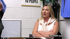 sucking big dick for using a fake card at the store