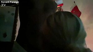 Blonde bimbo sucks big black dick