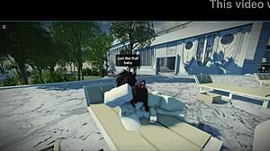 I fucked this cute catgirl in the Roblox condo.