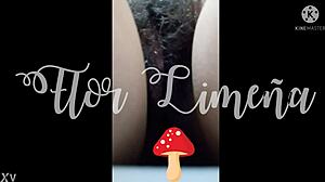 Peruvian Woman Relaxes In Bath During Isolation