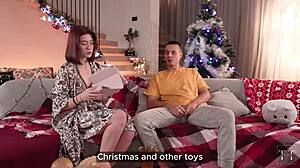 After-work massage prepares her tight pussy for fucking