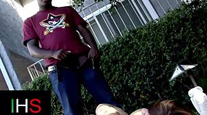 i see this brunette get huge cock in ass