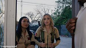ghostbuster chanel camryn begs for big black cock - ghostbusters porn cosplay parody