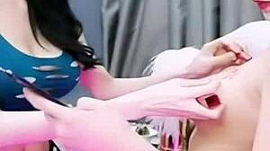 Two Thai Girls 18-19 with Big Tits and Pussy Live