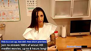 stefania mafra's entrance physical at tampa university, she's spreading for the doctor in humiliation pov 😏