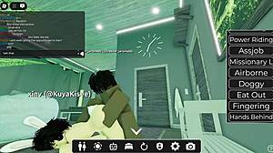 fucked a big black cock slut with blowjob in roblox blacked