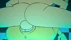 Intense creampie fills necrodancer's vagina.