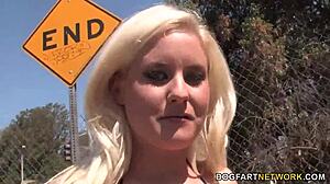 Busty Blonde Cindee Enjoys Interracial Group Fun