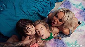 Reality Kings' dirty dorm room dares with spanking