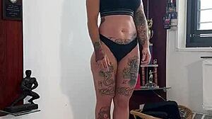 Fit BBC Coach Rubs Me With Oil And I Flex!