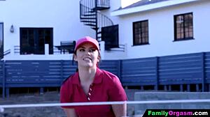 familyorgasm where competitive men burn out their stepdaughters in orgy