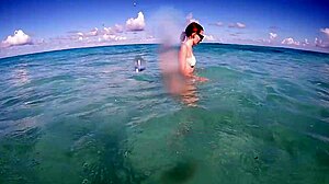 beach stroll with tender passion and creamy kisses