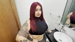 El Marido Se Fue A Trabajar Y Ella Prueba La Pija Del Mejor Amigo Con Largas Lamidas Y Cunilingus