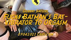 Granny vibrator orgasm