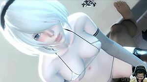 Thicc ass Jill says, 'Ride my tight bald pussy, Mr X.' Claire gets fucked in cowgirl.