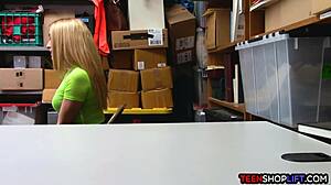 i'm a teen shoplifter hoping to get caught by the security guard in the shop