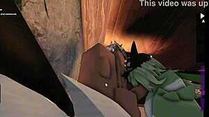 Hot Girl Gets Fucked Through Rip in Her Jeans 🔥