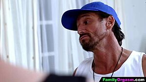 familyorgasm where competitive men burn out their stepdaughters in orgy