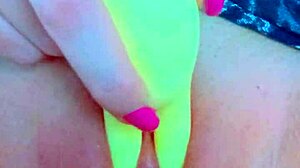 Shaved pussy orgasm!