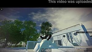 I fucked this cute catgirl in the Roblox condo.