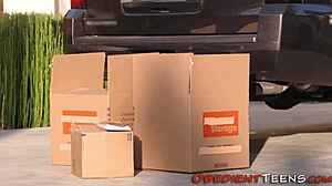 I dominated this teen in bondage, making her suck my monster cock to cum in mouth.