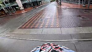 Portland PAWG rides with bubble butt