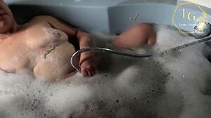 Chubby Lexie Grants In Bathroom For Anal Assfucking